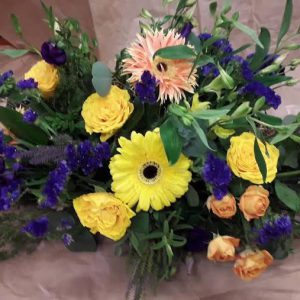 Gerbera Mix Funeral Spray